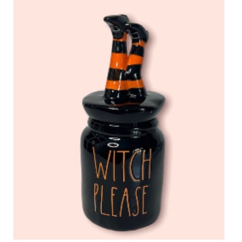 Rae Dunn Witch Please Canister